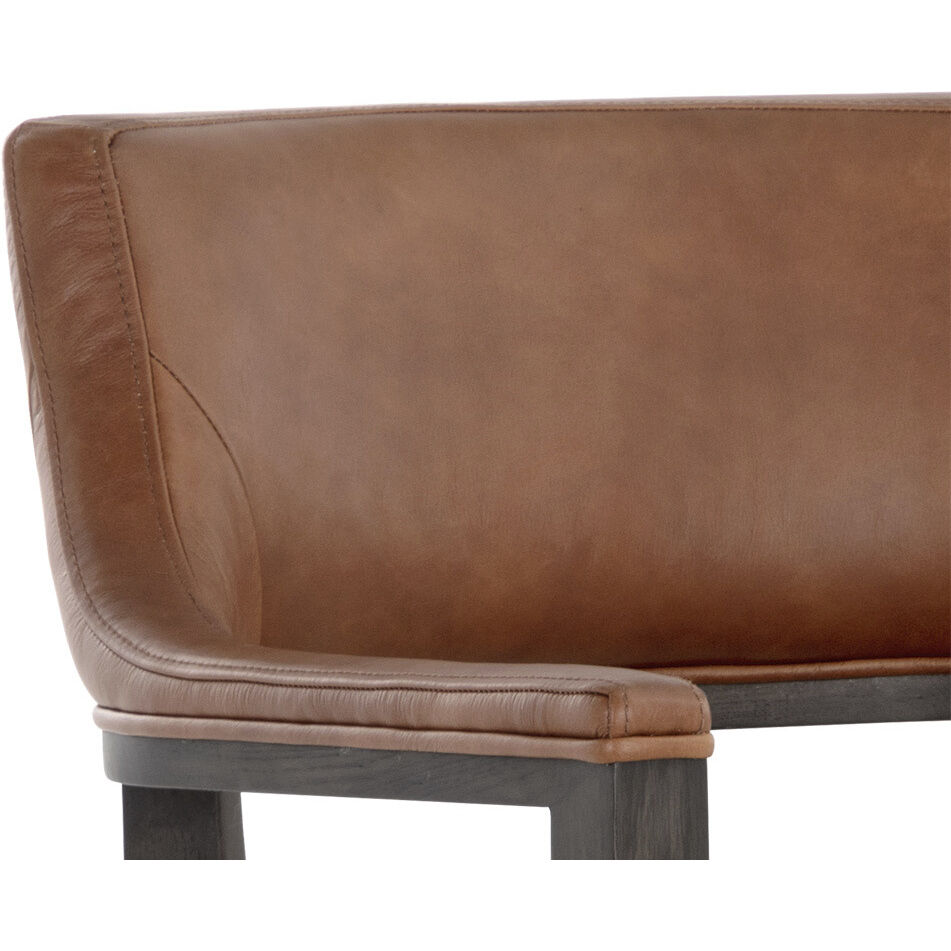 Brylea 39.5 inch Brown / Shalimar Tobacco Leather Counter Stool